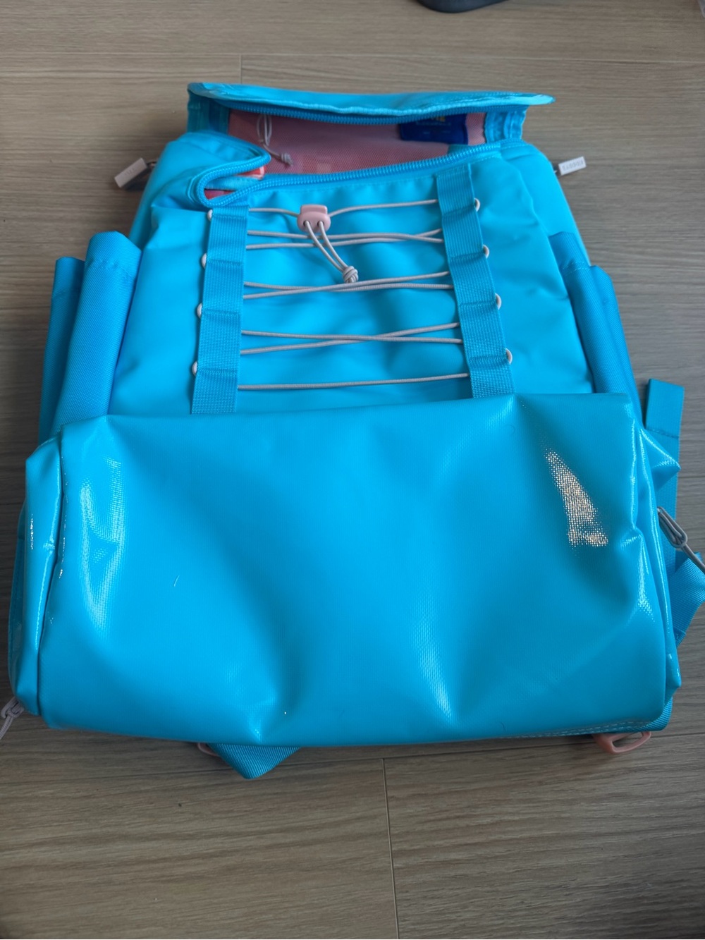 BABOON TO THE MOON Aqua Blue bag pack